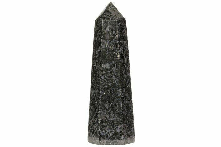 Polished, Indigo Gabbro Obelisk - Madagascar #74359